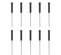 BIUDECO 10pcs Hearing Aid Cleaners PVC Cleaning Rods Ear Bud Cleaner for Hearing Amplifier Maintenance Efficient Dirt Removal Sturdy Design for Seniors