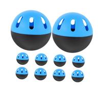 BIUDECO 10pcs Hollow EVA Soft Baseball Practice Balls 74mm for Indoor Outdoor Softball Training Pitching Batting Catching