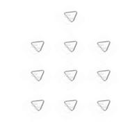 BIUDECO 10pcs Invisible Adhesive Plate Hangers with Self-Adhesive Backing Removable Invisible Wall Hooks for Decorative Ceramic Plates and Picture Frames Display for Home Wall Art