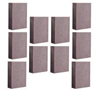 BIUDECO 10pcs Kitchen Sanding Sponges for Pot Pan Cleaning Powerful Abrasive Sponges to Remove Stubborn Stains and Rust for Kitchen Descaling and Daily Cleaning Tasks