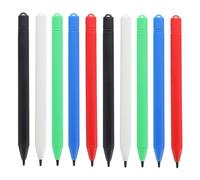 BIUDECO 10pcs Lcd Drawing Board Pens Set with Black, Red, Blue, Green, White Stylus for Writing Tablet and Painting Supplies, Portable Doodle Board Stylus Pens for Boys and Girls