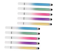 BIUDECO 10pcs Phone Stylus Capacitive Pens Universal Capacitive Pen Plastic Material Assorted Color Strong Compatibility Suitable for Work Drawing