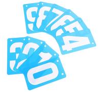 BIUDECO 10pcs Portable Flip Number Scoreboard Cards for Sports Score Keeper Read Digit Counting Board for Billiards Tennis Football and Pickleball Matches