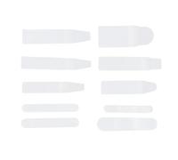 BIUDECO 10Pcs Portable Makeup Brush Organizer Bags Semi Transparent Beauty Brush Pouches for Easy Access Cosmetic Tool Storage for Brushes Pens and More