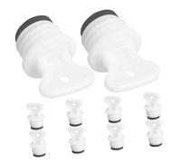 BIUDECO 10Pcs Rubber Hot Water Bottle Caps Sealing Plugs with Gasket 21Mm Medium Size Leakproof Replacement Stoppers for Hot Water Bags Suitable for Travel and Daily Use