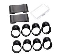 BIUDECO 10pcs Steel Tongue Drum Mallet Brackets Finger Picks Kit Material Storage Box Tongue Drum Stick Drag Accessories