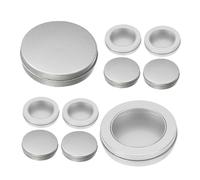 BIUDECO 10pcs Tinplate Storage Containers with Lids for DIY Candy Game Small Cookie Cake Packaging Versatile Tins for Trinkets and Food Storage Creative Decorative Design