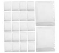 BIUDECO 10pcs Transparent Music Score Binder Inner Sleeves with Antiglare Protection Durable Sheet Music Folder for Efficient Sorting Portable Lightweight Pages for Practice and Teaching