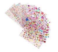 BIUDECO 11 Sheets Self Adhesive Sparkly Gem Stickers for DIY Crafts Colored Flat Back Acrylic Rhinestones Durable Body Jewels for Scrapbooking Nail Art and Personal Accessories Decoration
