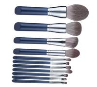 BIUDECO 11pcs Professional Makeup Brush Set, Ultra-soft Eyeshadow and Face Powder Brushes, Portable Cosmetic Tool Kit for Beginners and Women