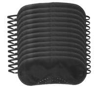 BIUDECO 12pcs Adjustable Elastic Strap Blindfolds for Party Games Breathable Soft Eye Masks for Night Board Game Comfortable Portable Blackout Eye Covers for Adults