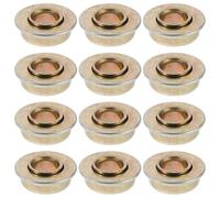 BIUDECO 12Pcs Heavy Duty Swivel Turntable Bearings Wheelchair Front Fork Replacement Bearings Metal Rotating Bowl Set for Wheelchair Caster and Walker Front Fork Repair