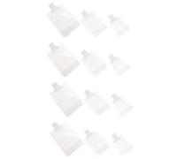 BIUDECO 12pcs Refillable Lotion Bag Small Suction Mouth Lotion Bag Pet Pa Pe Material Convenient to Store Economic Design for Travel Daily Life Use