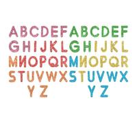 BIUDECO 156pcs Self Adhesive Foam Alphabet Letter Stickers Glitter Decorative Scrapbooking Craft Decals Multi-Color Soft Flexible Letters for Wall and DIY Projects