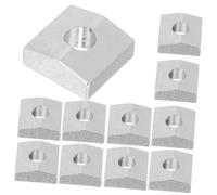 BIUDECO 15pcs Electric Guitar Locking Nut Clamp Locking Blocks for Tremolo Bridge Easy to Install String Accessories Compatible Guitars Silver