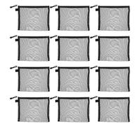 BIUDECO 15pcs Mesh Zipper Pouches Lightweight Travel Organizer Bags for Cosmetics Stationery Toiletries Compact Breathable Storage for Efficient Packing and Daily Use