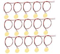 BIUDECO 15pcs Piezoelectric Acoustic Pickup Discs for Guitar High Sensitivity Transducer Elements for Enhanced Sound Easy Installation and Lightweight Design