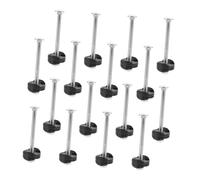 BIUDECO 16 Set Trampoline Screw and Nut Assortment Kit for Small Trampolines Replacement Fasteners for Secure Stability Repair and Maintenance Tool for Home School and Park Use