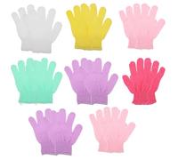 BIUDECO 16Pcs Exfoliating Shower Gloves Deep Cleansing Body Scrubber for Men and Women Dual-sided Dead Skin Removal Bath Mitts Comfortable Glove Type Wash Towels for Daily Spa Use
