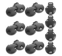 BIUDECO 16pcs Lightweight Plastic Golf Club Number Marker Tags with Rotary Identification for Driver Fairway Putter Head Covers Weatherproof Replacement Labels for Golf Woods and Putters