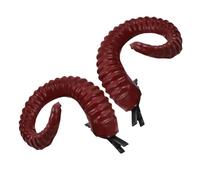 BIUDECO 1pair Devil Horn Hair Clips Cosplay and Halloween Sheep Horn Design Hair Barrettes for Themed Parties and Events for Costume Accessories