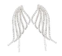 BIUDECO 1pair Hairpin Rhinestone for Women Unique Fashion Hair Clip for Parties Elegant Accessory for Bridal and Special Occasions