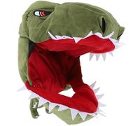 BIUDECO 1pc Decorative Dinosaur Hat Warm Animal Shaped Headgear for Parties Halloween Christmas and Outdoor Activities Green Lightweight and Comfortable Design