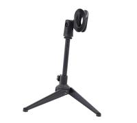 BIUDECO 1pc Microphone Stand Black Mic Holder Rotation for Comfortable Use Desktops for Streaming Recording and Public Speaking