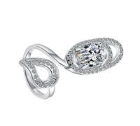 BIUDECO 1pc Open Fingernail Fashionable Rhinestone Finger Jewelry for Women Creative Design for Nail Art Elegant for Girlfriends and Friends and Chic Accessory