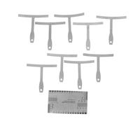 BIUDECO 1set Guitar Understring Radius Gauge Ruler for Accurate String Action Measurement Guitar Luthier Tools and Material for Maintenance and Setup