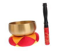 BIUDECO 1set Handmade Meditation Bowl Yoga Bowl for Spiritual Practice Manual Tapping Sound Healing for Relaxation Mindfulness