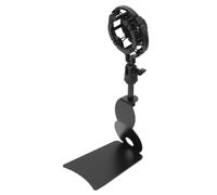 BIUDECO 1set Microphone Stand Holder Table Clamp Shockproof Mic Mount Clip for Streaming Gaming and Broadcasting Easy Installation Compact Design for Various Microphones