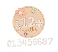 BIUDECO 1set Newborn Signs Monthly Announcement Cards Versatile Photo Props for Boys Girls for Showers Gender Reveals Lightweight Design