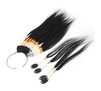 BIUDECO 1set Real Human Hair Color Strands for Hair Dye Practice for Easy Learning and Mastering Techniques