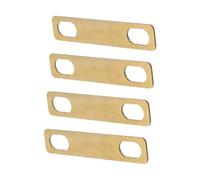 BIUDECO 1set Thickened Brass Guitar Neck Shims for Electric Bass Instruments Gasket Replacement Accessories Easy to Install Various Thicknesses for Optimal