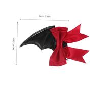 BIUDECO 2 Pairs Reusable Devil Wings Hair Clips Lightweight Demon Horns Headpieces for Halloween Costume DIY Decorations Secure Fit Bat Wing Hair Accessories for Women