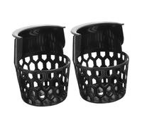 BIUDECO 2 Pcs Plastic Billiard Net Basket Replacement for Standard Pool Tables Durable and Easy to Clean Pool Table Pockets Lightweight Space Saving Billiard Accessories