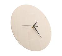 BIUDECO 2 Sets DIY Wooden Clock Kit with Mechanism Accessories Round Unfinished Wood Dial Craft for Wall Clock Making Home Kitchen Bedroom Decor