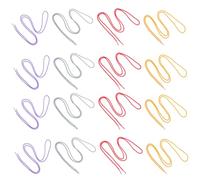 BIUDECO 20 Pcs 120cm Round Shoelaces in Polyester Material, Solid Color Shoe Laces for Sports Sneakers and Casual Shoes, Designed for Men and Women