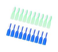 BIUDECO 20 Pcs Mini Toothbrush Set for Prison Use Soft Finger Toothbrushes with Unique Self Harm Prevention Design Compact and Easy to Handle for Gentle Brushing Experience