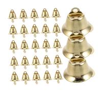 BIUDECO 200pcs Gold Mini Craft Bells for DIY Decorations Jingle Bells with Bright Finish for Christmas Tree Ornaments Jewelry Making Wind Chimes and Holiday Crafts