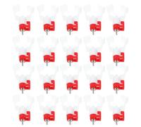 BIUDECO 20pcs Abs Chicken Drinking Water Equipment Practical Poultry Water Drinker Easy to Install Suitable for Ducks and Poultry Farming