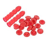 BIUDECO 20Pcs Caulk Saver Caps for Caulking Tubes, Latex Glass Glue Sealant Tip Protective Covers, Tube Sealer Caps Set for Sealant Preservation and Leak Prevention