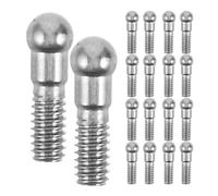 BIUDECO 20pcs Metal Clarinet Repair Kit Silver Connecting Rods for Stability and Enhanced Performance, Wind Instrument Repair Parts for Clarinet Maintenance and Roller Adjustment