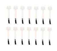 BIUDECO 20pcs Mini Nylon Nail Polish Bottle Replacement Brushes Soft Fine Bristles Portable Nail Gel Brush for DIY Art Drawing Lines Flowers Patterns