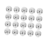 BIUDECO 20pcs Mirror Decorative Reflective Glass Spheres for Stage Performance Disco Parties Bar Decor Premium Design for Use