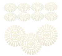 BIUDECO 20pcs Nail Color Display Wheel with Tips Plastic Nail Art Palette for Training and Gel Polish Testing for Salon and Practice