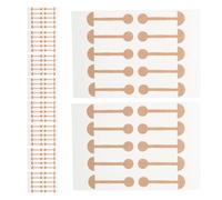 BIUDECO 20Pcs Non-Surgical Dumbbell Nose Shaper Strips for Nostril Reshaping Elastic Nose Contouring Patches with Nasal Lift Self-Stick Wing for Daily Beauty Care