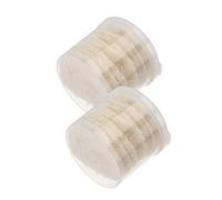 BIUDECO 20pcs Rounded Facial Cleaning for Gentle Exfoliating and Makeup Removal Reusable Plant-Based Face Scrubber Pads Soft Pulp Material for Deep Pore Cleansing and Oil Control for