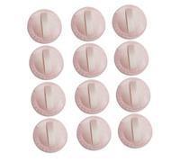 BIUDECO 20Pcs Velvet Cotton Powder Puff Dry Cosmetics Pads for Women Soft Round Makeup Applicators Convenient Portable for Face Dusting and Loose Powder